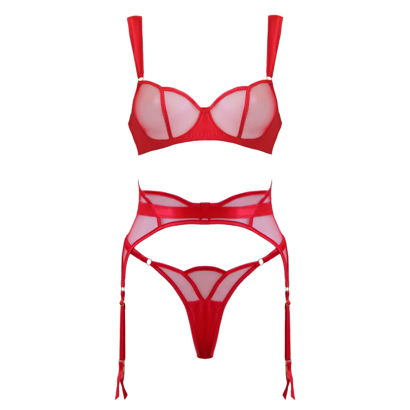 3 Piece Scalloped Muse Lingerie - Image 2