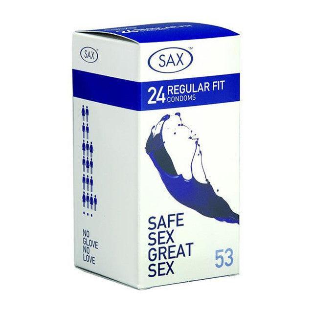 SAX, 53mm Condoms (Regular Fit) - 24 pack