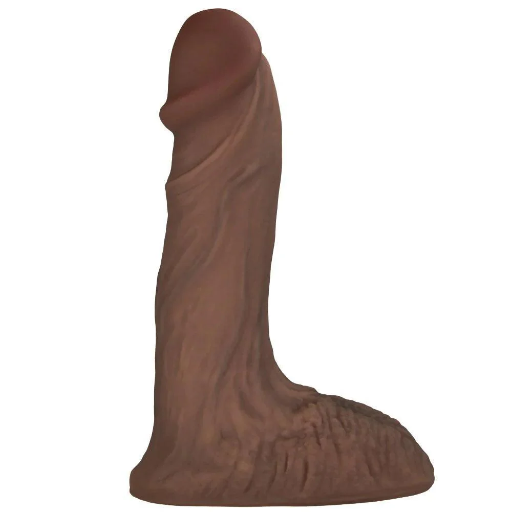 6" Ultimate Realistic Dual Density - Pack and Play Dildo: Various Colors - Image 4
