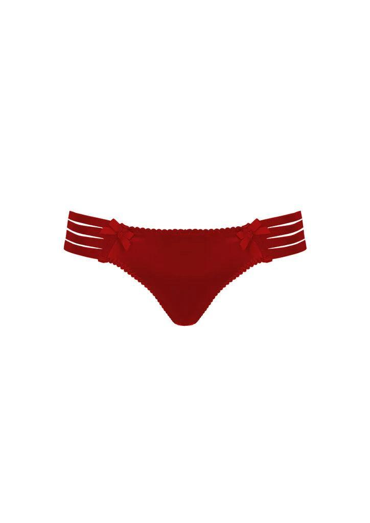 Adjustable Webbed Thong: Burnt Red - Image 4