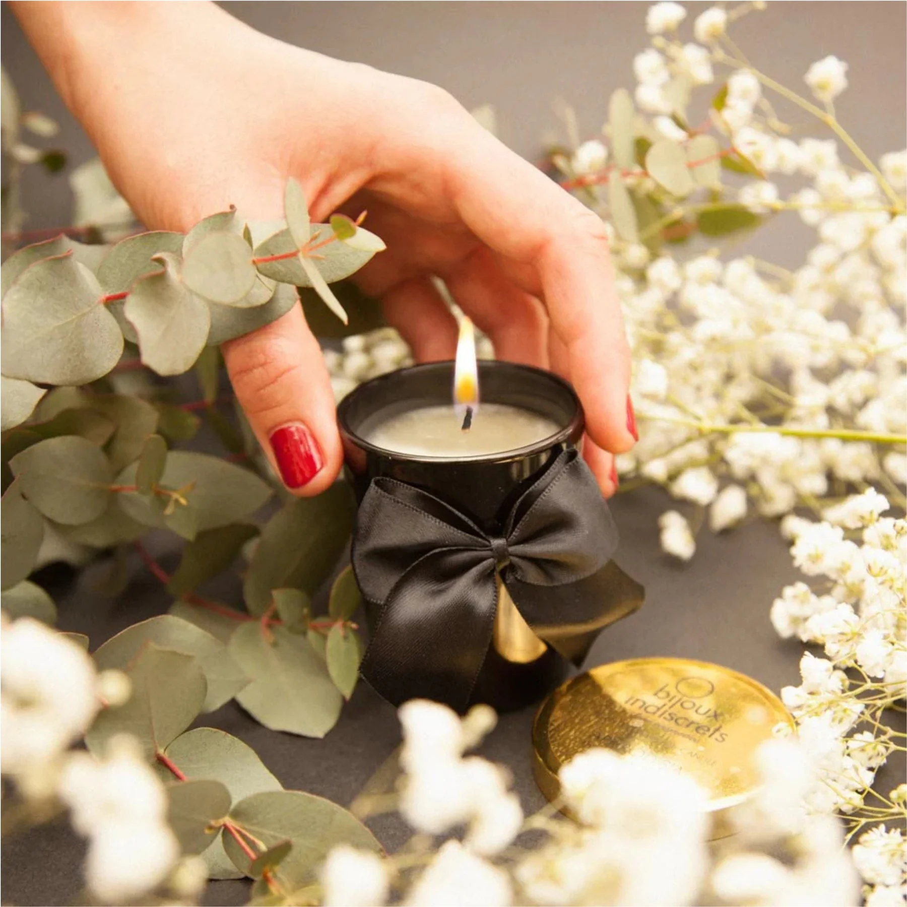 Melt My Heart Aphrodisia Scented Massage Candle - Image 3