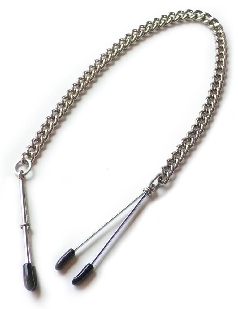 Tweezer Nipple Clamps with Chain: Various Colours - Image 4