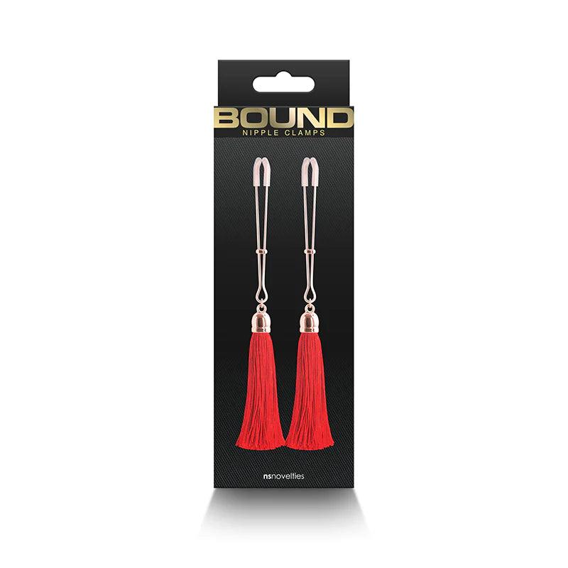 Bound Adjustable Nipple Clamps with Tassle - Image 4