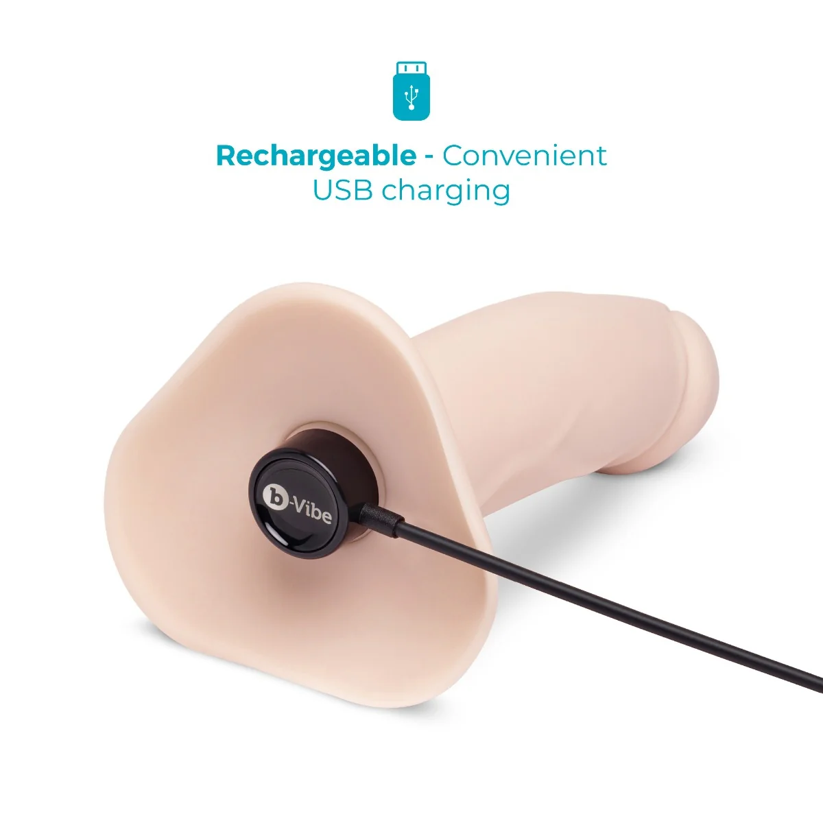 B-Vibe Every Body Vibrating Realistic Strap-On Kit - Image 5