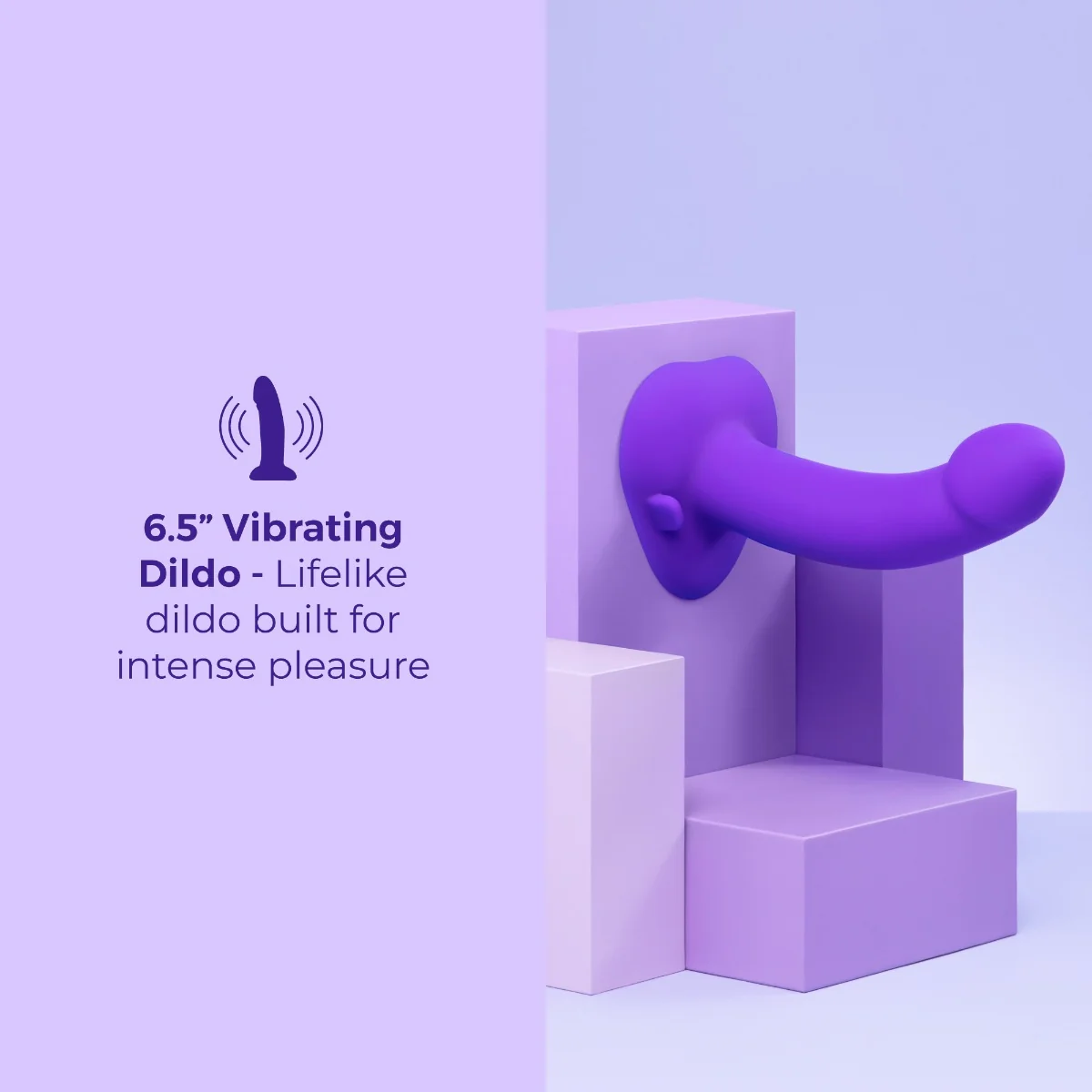 Vibrating Curved Strap-On Kit - Image 3