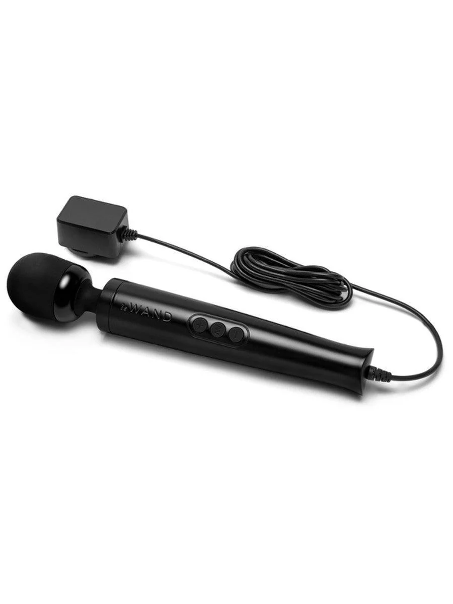 Die Cast Plug In Massager: Black - Image 2
