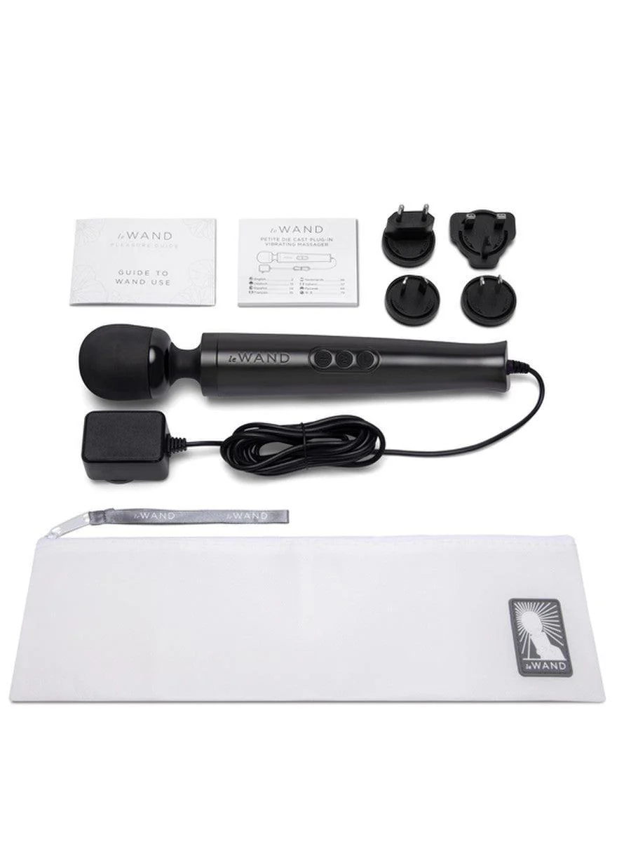 Die Cast Plug In Massager: Black - Image 4