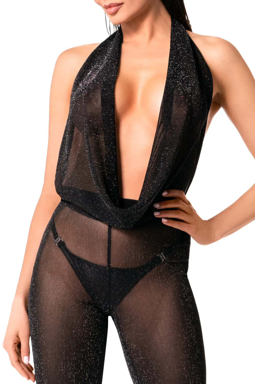Luminara Shiny Tulle Overall - Image 3
