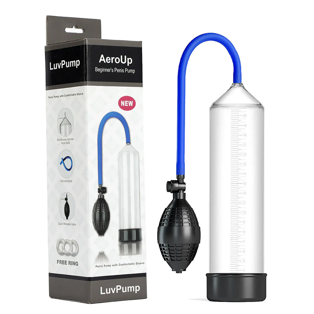 LuvPump AeroUp Beginners Penis Pump: Clear - Image 2