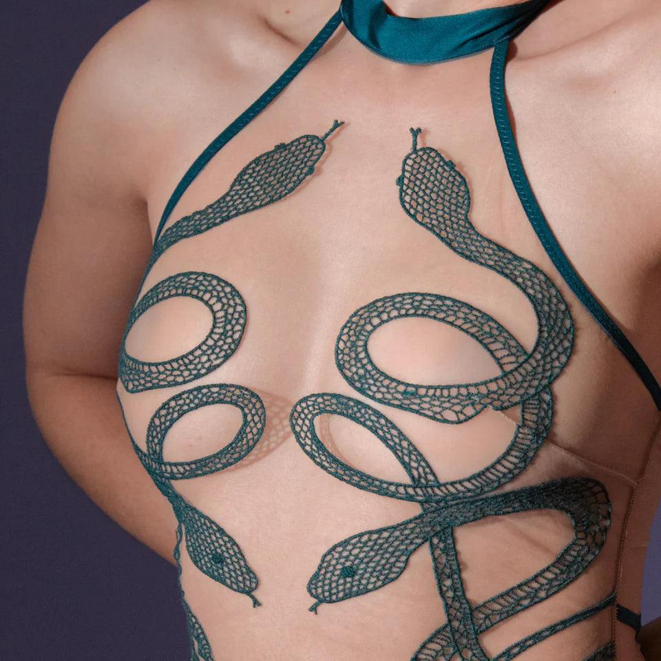 Medusa Bodysuit: Chameleon & Butterscotch - Image 5