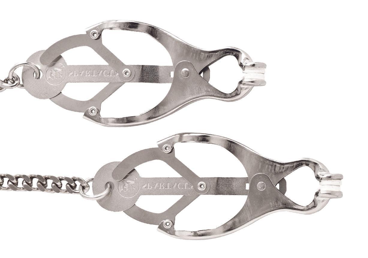 Butterfly Nipple Clamp with Chain: Various Colours - Image 3