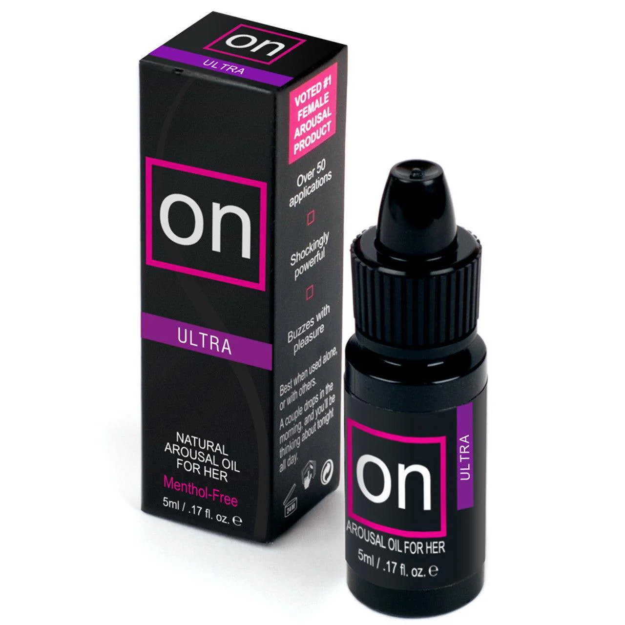 On for Her Arousal Oil - 5ml: Various Strengths. - Image 3