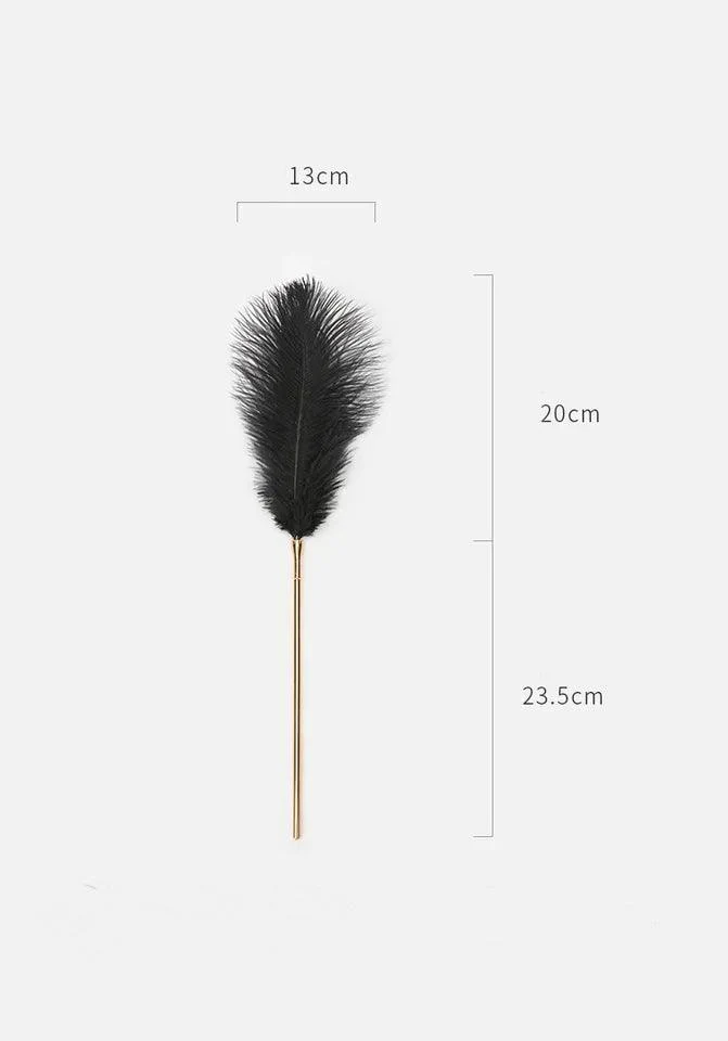 Passionfruit Deluxe Gold Stem Feather - Image 4