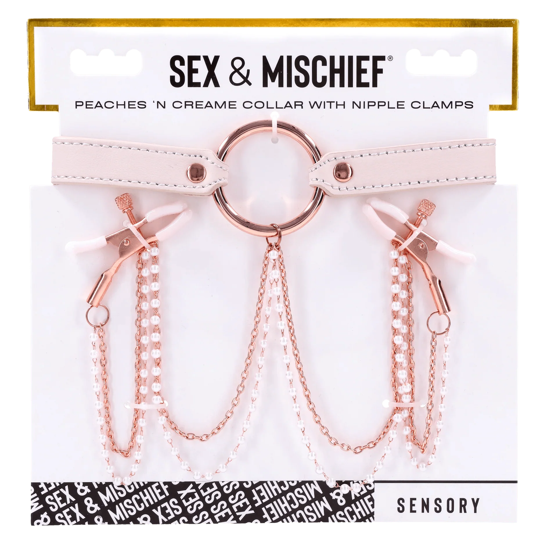 Peaches 'n Creame Collar with Nipple Clamps - Image 5