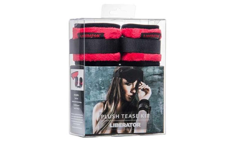Plush Tease Wrist & Blindfold Kit - Image 5