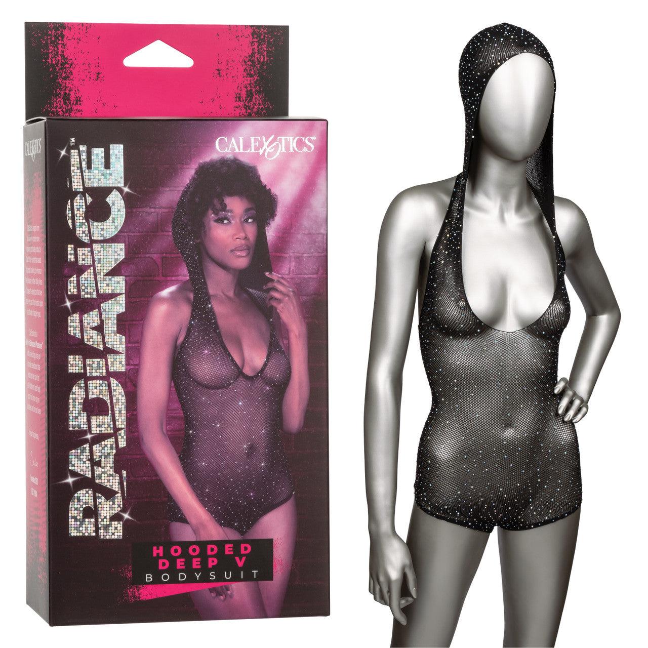 Radiance Hooded Deep V Bodysuit - Image 10