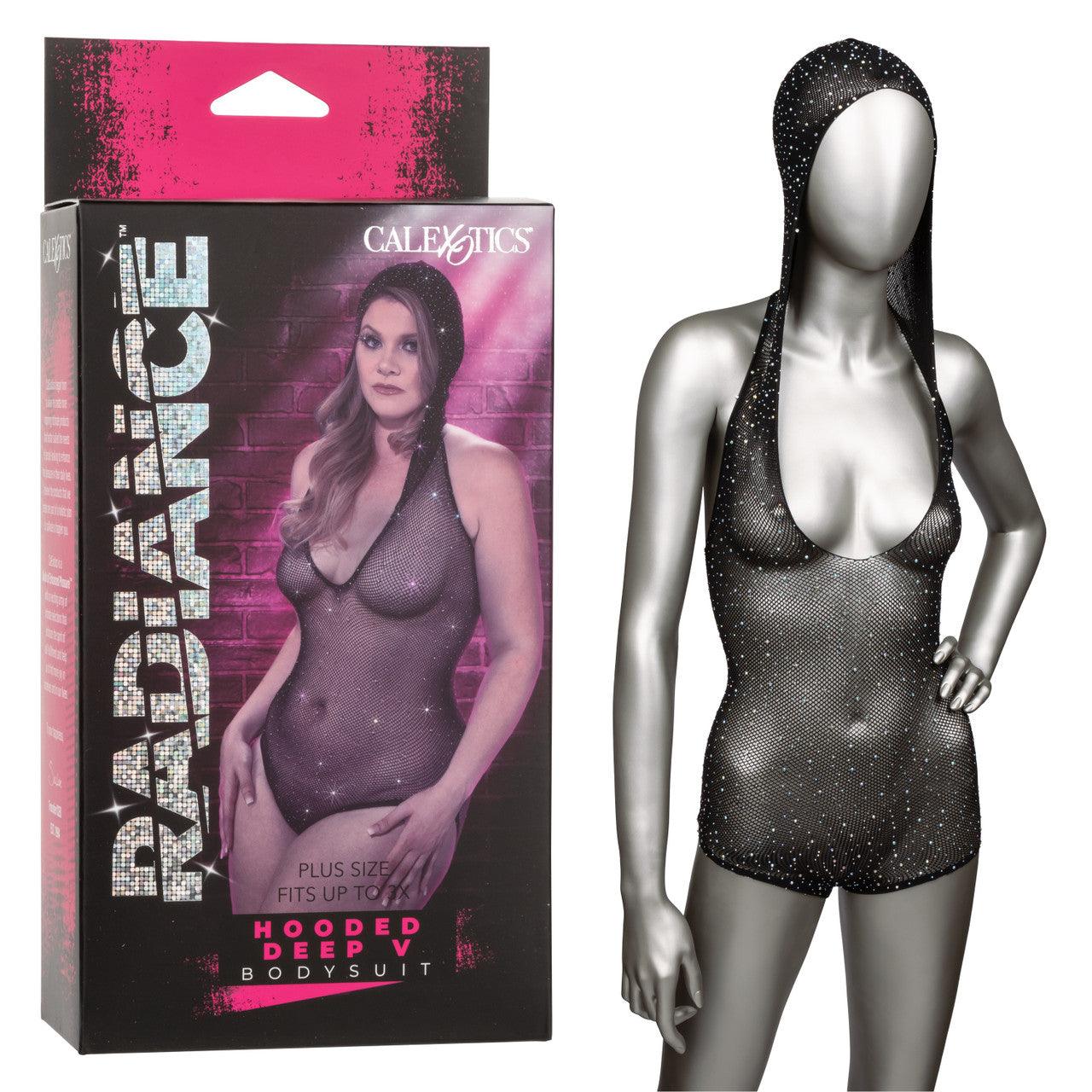 Radiance Hooded Deep V Bodysuit - Image 5