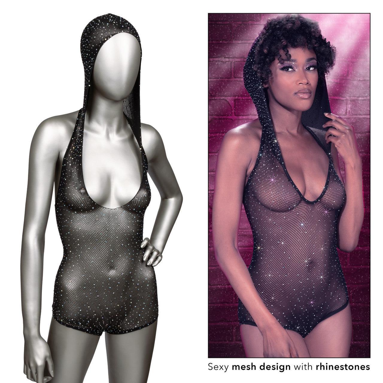 Radiance Hooded Deep V Bodysuit - Image 6
