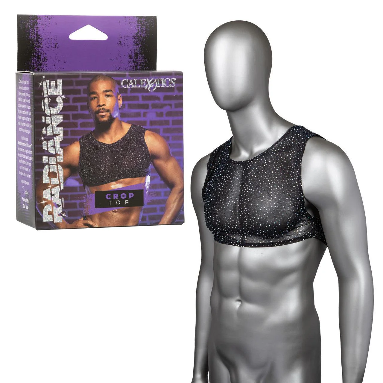 Radiance Sparkly Crop Top - Image 4