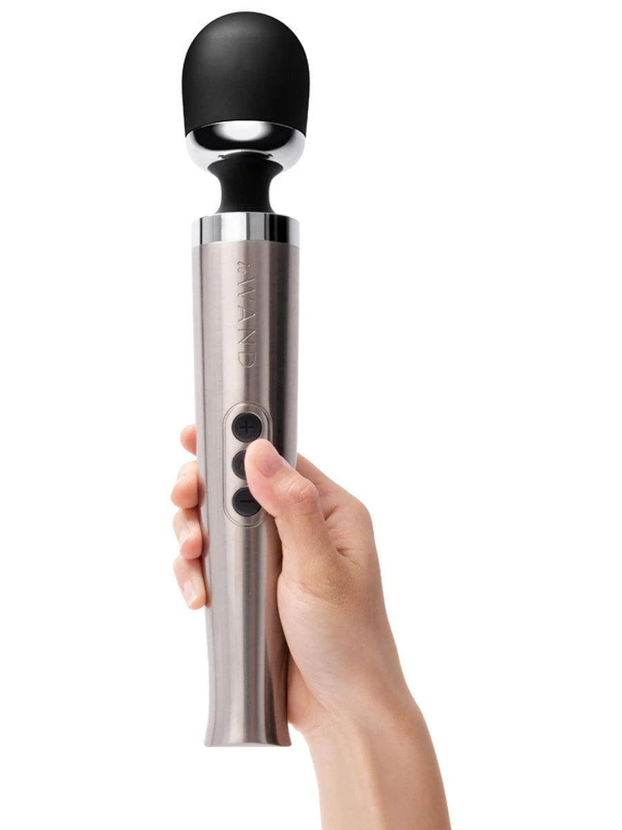 Die Cast Rechargeable Massager: Silver