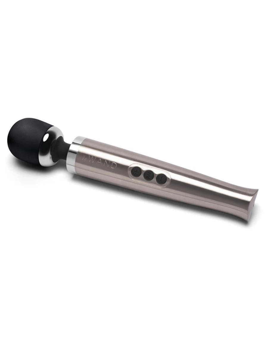 Die Cast Rechargeable Massager: Silver - Image 2
