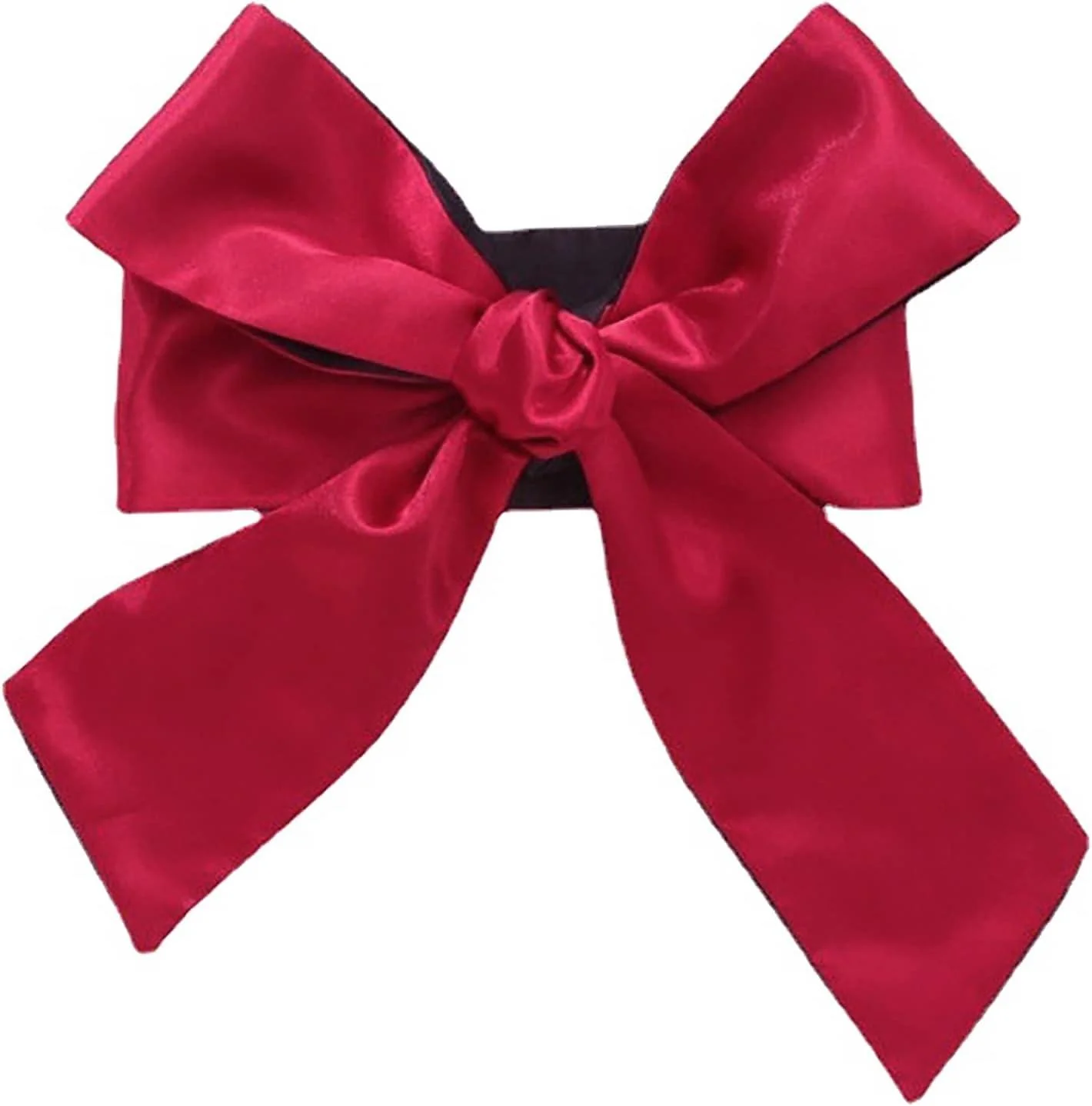 Red and Black Satin Sash - Image 2