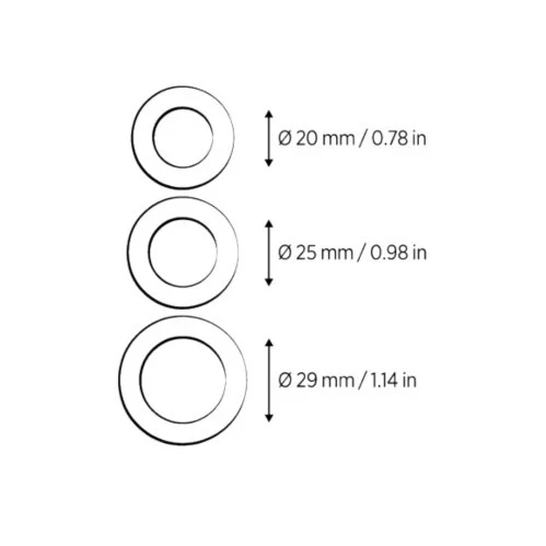 Remix Trio Non-Vibrating Cock Rings - Image 5