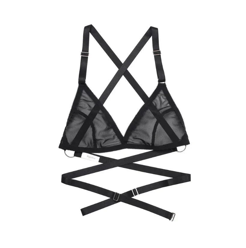 Rosemary Bralette: Black Mesh - Image 6