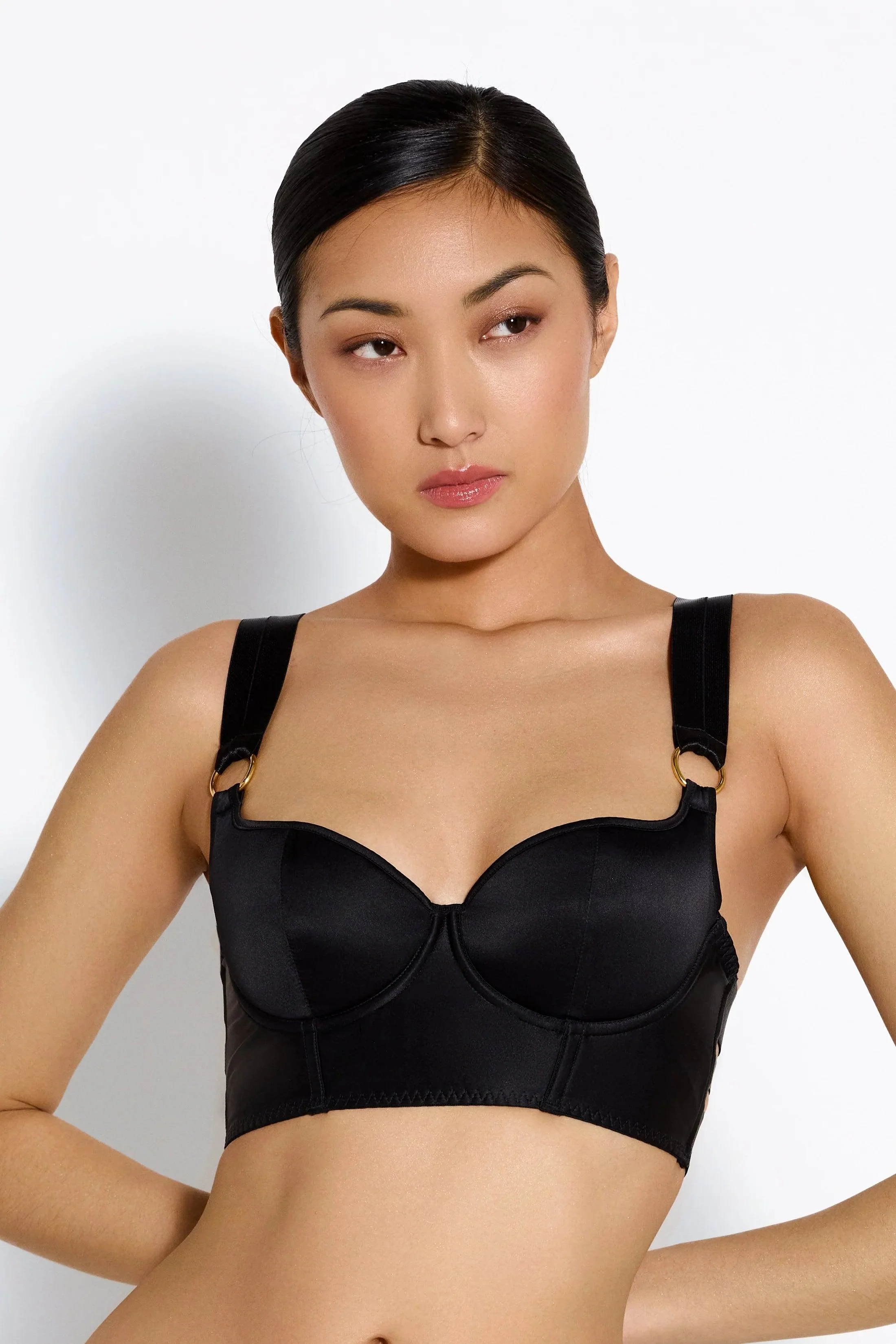 Signature Silk Longline Bodice Bra - Image 2