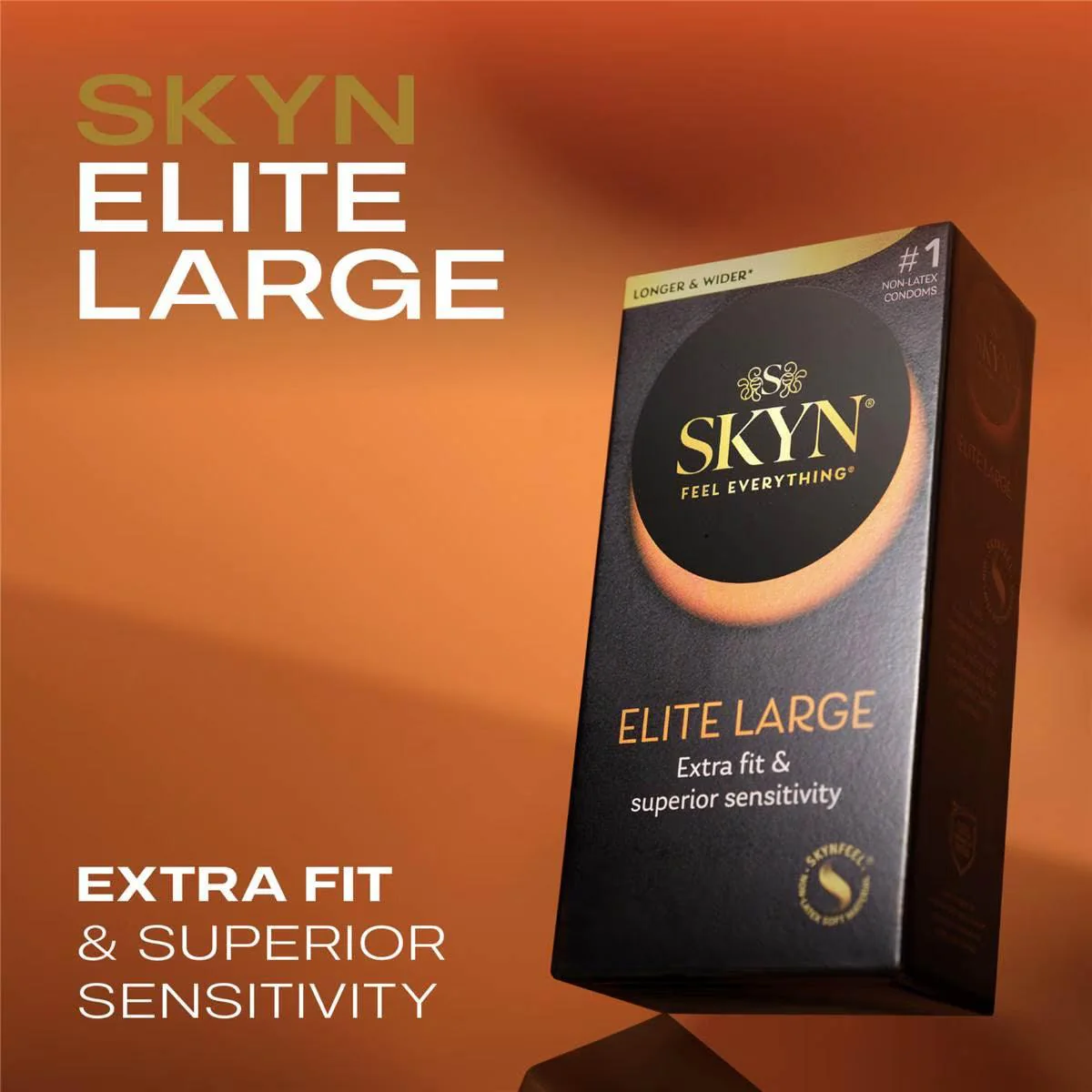 Skyn, Non-Latex 56mm (Elite Large) Condoms - 10 pack - Image 3