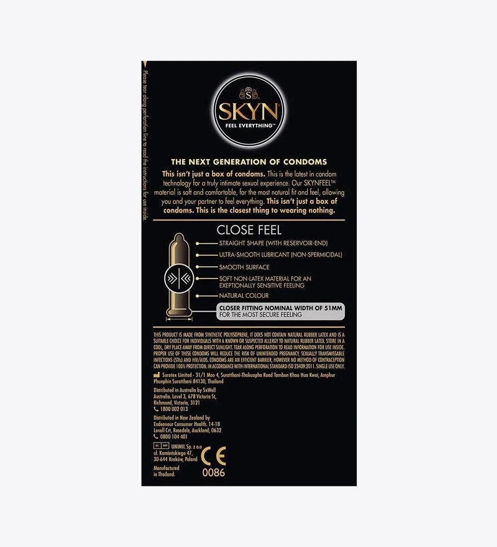 Skyn, Non-Latex 51mm (Close Feel) Condoms - 10 pack - Image 3